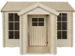 Timbela Kinderspielhaus aus Holz M520 2,63 m&sup2; mit Boden und Villa-Design