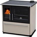 Plamen K&uuml;chenofen Holzherd 850 Glas Creme Rechte Version und 8 kW
