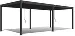 Weide Deluxe Aluminium Pavillon 3,6 x 7,2 M Anthrazit Pergola Freistehend