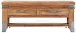 vidaXL Couchtisch 110x52x45 cm Massivholz Akazie