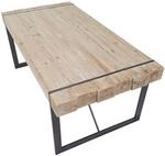MCW Esszimmertisch A15 Naturfarben 80x160x90cm