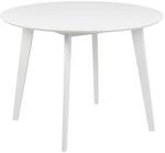 ebuy24 Roxby Esstisch &Oslash;105 cm Wei&szlig;