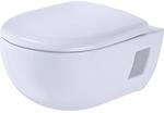 Geberit Tiefsp&uuml;l Wand-WC-Set Renova Premium Sp&uuml;lrandlos Inkl. WC-Sitz Wei&szlig;