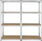 Juskys 2er Set Lagerregal Easy 160 x 80 x 40 cm