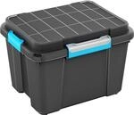 Aufbewahrungsbox Scuba M mit Silikonring im Deckel Schwarz