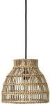 PR Home Sarah H&auml;ngeleuchte Weidenkorb Beige Natur Outdoor IP44 E27 27cm mit...