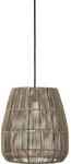 PR Home Saigon Outdoor H&auml;ngelampe Rattan Beige IP44 38cm E27 mit Stecker
