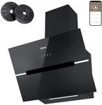 CIARRA Dunstabzugshaube 60 cm 650 m&sup3;/h A+++ Kopffrei WIFI-APP Touch Control VM6736FB