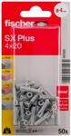 fischer Spreizd&uuml;bel SX Plus 50 St&uuml;ck 4 x 20