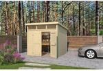 Lasita Holz-Gartenhaus Kibo 3 Flachdach Unbehandelt 250 cm x 250 cm