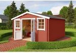 Lasita Holz-Gartenhaus Wels 4 Schwedenrot 425,1 cm x 410 cm