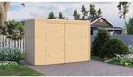 Bertilo Gartenschrank Box Bike 103 cm x 207 cm Natur FSC&reg;