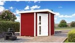 Weka Holz-Gartenhaus Gartenhaus 229 Flachdach Lackiert 270 cm