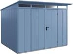 H&ouml;rmann Ger&auml;tehaus Elegant mit Pultdach Typ 3 RAL5014 Taubenblau Doppelt&uuml;r