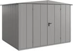 H&ouml;rmann Ger&auml;tehaus Elegant mit Satteldach Typ 3 RAL9007 Graualuminium...