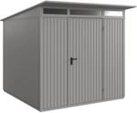 H&ouml;rmann Ger&auml;tehaus Trend mit Pultdach Typ 2 RAL9007 Graualuminium Einzelt&uuml;r