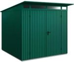 H&ouml;rmann Ger&auml;tehaus Trend mit Pultdach Typ 2 RAL6005 Moosgr&uuml;n Doppelt&uuml;r