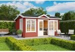 Lasita Maja Gartenhaus Windsor 44 Schwedenrot 400 cm x 300 cm