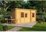 Alpholz Gartenhaus Maria-28 Natur 450 cm x 250 cm, impr&auml;gniert