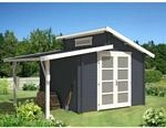 Alpholz Gartenhaus Aktiva Pultdach Unbehandelt 500 cm x 360 cm