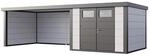 Ger&auml;tehaus Classico 3030 mit Lounge XL Links 762 cm x 238 cm Wei&szlig;