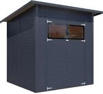 Bertilo Ger&auml;tehaus Pent Modern 3 Anthrazit 208 cm x 202 cm FSC&reg;