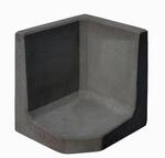 Diephaus L-Steinecke Unbewehrt Anthrazit 50 cm x 50 cm x 50 cm x 7 cm