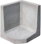 Diephaus L-Stein Ecke unbewehrt Grau 60 x 50 x 50 x 7 cm