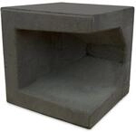 Diephaus U-Stein-Ecke Anthrazit 40 x 40 x 40 cm