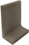 Diephaus L-Stein unbewehrt Anthrazit 80 x 40 x 40 x 7 cm L-Stein