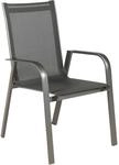 Acamp Set 4x Stapelsessel Urban 54 cm x 60 cm x 82 cm Anthrazit-Carbon