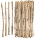 Stiltreu Englischer Staketenzaun Kastanie 500 cm x 75 cm Lattenabstand 4-6 cm
