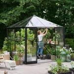 Halls Gew&auml;chshaus Qube Square 8 Schwarz 6,3 m&sup2;