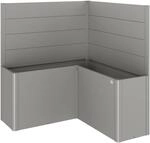 Biohort Sichtschutz zu Belvedere L150 2Stk ohne Acrylglas Dunkelgrau-Metallic