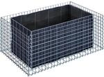 Gabiona Gabionen-Hochbeet eckig 50 x 130 x 80 cm Maschenw 5 x 5 cm