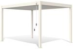 Weide Deluxe Aluminium Pavillon 3 x 4 M Wei&szlig; Pergola Freistehend