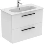 Ideal Standard Einzelwaschtisch i.life A 70 cm Wei&szlig; Gl&auml;nzend mit Softclose