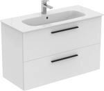 Ideal Standard Einzelwaschtisch i.life A 70 cm Wei&szlig; Gl&auml;nzend mit Softclose
