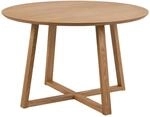 ebuy24 Malika Esstisch &Oslash;120 cm Dekor Eiche