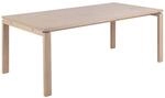 ebuy24 Linley Esstisch 100x200cm Vorbereitet f&uuml;r Weitere Platten Eichenfurnier