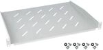 HMF 65499 Fachboden f&uuml;r Serverschrank 19 Zoll 1 HE 350mm Lichtgrau
