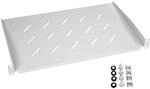 HMF 65499 Fachboden f&uuml;r Serverschrank 19 Zoll 1 HE 300mm Lichtgrau