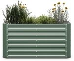 Blumfeldt High Grow Straight Hochbeet 120x60x60 cm Stahl-Wellblech Einfacher...