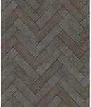 Rasch Vliestapete Factory V Bricks Schwarz-Anthrazit 10,05 x 0,53 m
