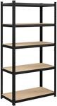 Songmics Lagerregal 40 cm x 90 cm x 180 cm Schwarz