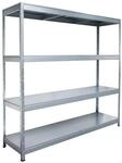 Schulte Steck-Weitspann/Schwerlast-Grundregal 180 cm x 143 cm x 50 cm Verzinkt