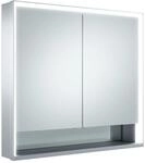 Keuco Aufputz LED-Spiegelschrank Royal Lumos 80 x 73,5 x 13 cm 2 T&uuml;ren