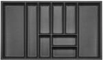 SOTECH ORGA-BOX-3 Besteckeins&auml;tze Tiefe 473 mm H&ouml;he 50,5 mm Anthrazit