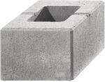 Kann Lindeza-Mauer Halbstein 20 cm x 20 cm x 15 cm Grau-Alpin