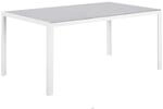 Beliani Gartentisch CATANIA Hellgrau 91x160x71